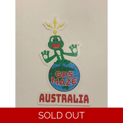 GPS Maze Australia Sticker